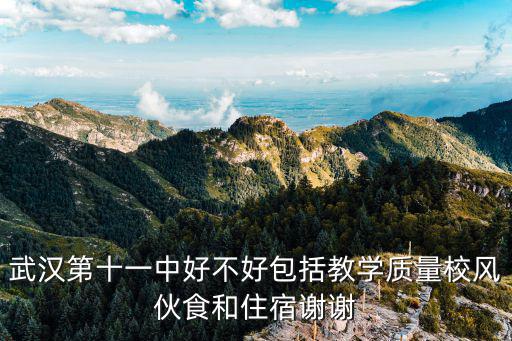 武漢第十一中好不好包括教學質量校風伙食和住宿謝謝