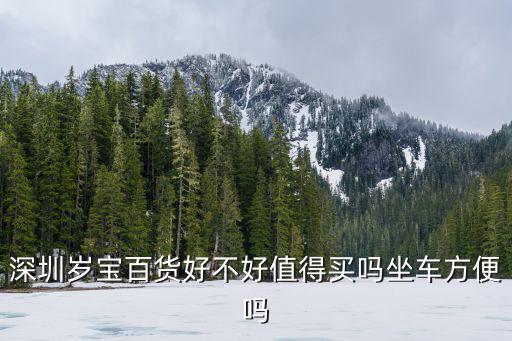 深圳歲寶百貨好不好值得買嗎坐車方便嗎