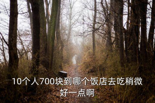 10個(gè)人700塊到哪個(gè)飯店去吃稍微好一點(diǎn)啊