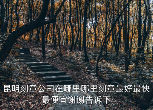 哪里刻章，昆明哪里有電腦刻章設備