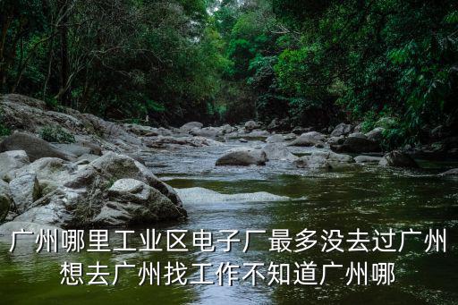 廣州哪里工業(yè)區(qū)電子廠最多沒(méi)去過(guò)廣州想去廣州找工作不知道廣州哪