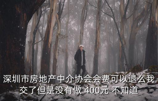 深圳市房地產協會，深圳市房地產中介協會會員不做不注銷會怎么樣