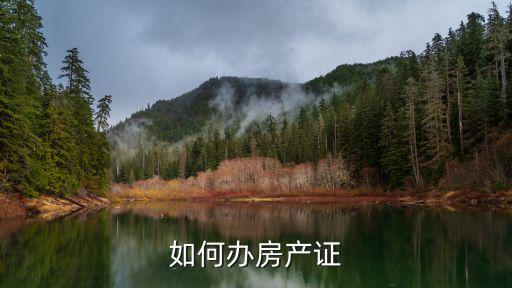 如何辦房產(chǎn)證