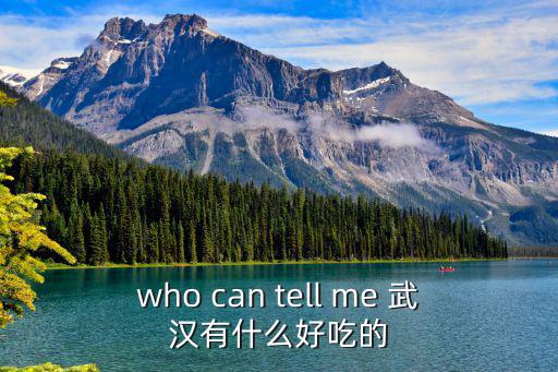 who can tell me 武漢有什么好吃的