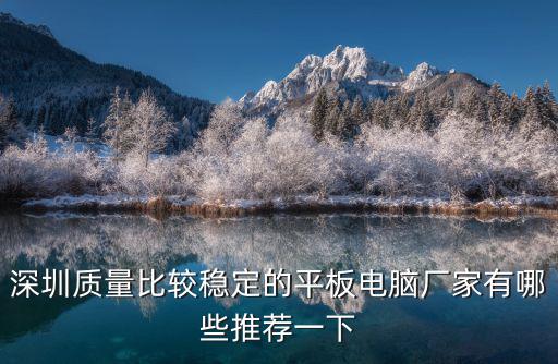 深圳質量比較穩(wěn)定的平板電腦廠家有哪些推薦一下