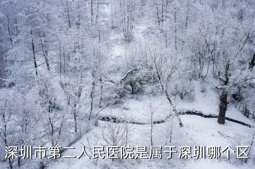 深圳市第二人民醫院是屬于深圳哪個區