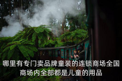 童裝連鎖，哪里有專門賣品牌童裝的連鎖商場全國商場內全部都是兒童的用品
