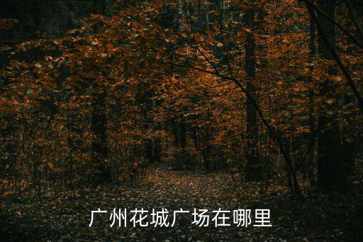 廣州花城廣場(chǎng)在哪里