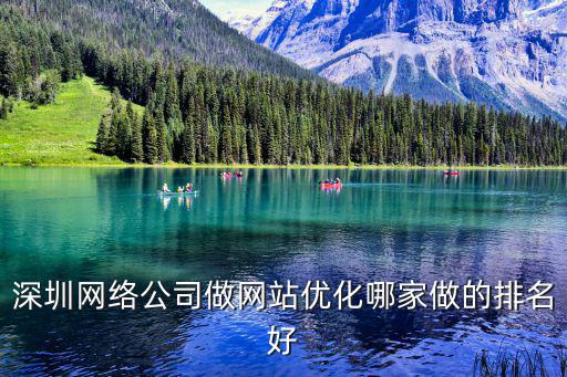 深圳網站優化，深圳網絡公司做網站優化哪家做的排名好