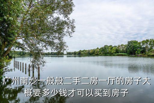廣州南沙一般般二手二房一廳的房子大概要多少錢才可以買到房子