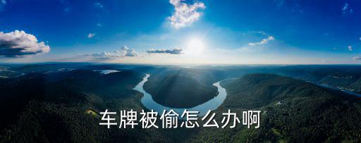 車牌被偷怎么辦啊