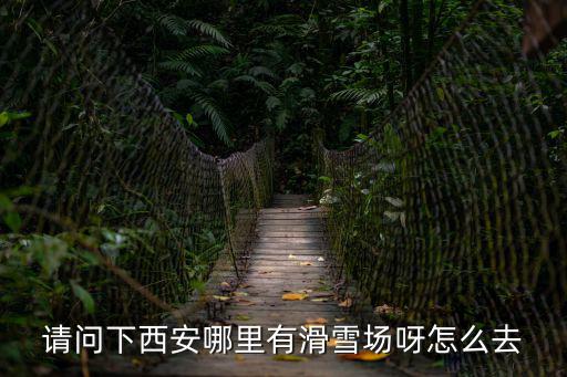 請問下西安哪里有滑雪場呀怎么去