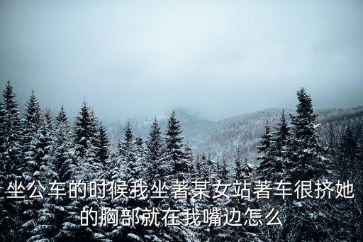 公車律動，坐公車的時候我坐著某女站著車很擠她的胸部就在我嘴邊怎么