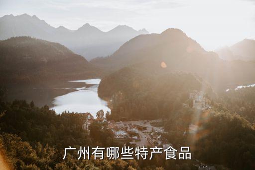 廣州有哪些特產(chǎn)食品