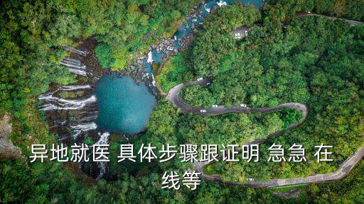 異地就醫(yī)備案流程，異地就醫(yī) 具體步驟跟證明 急急 在線等