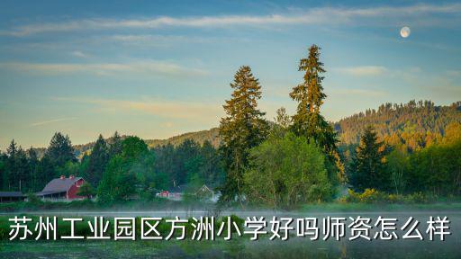蘇州工業(yè)園區(qū)方洲小學(xué)好嗎師資怎么樣