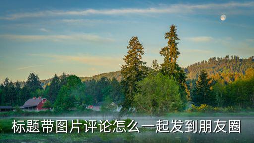 標題帶圖片評論怎么一起發到朋友圈