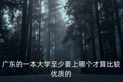 廣東省一本大學，請問大家廣東省一本大學有哪些