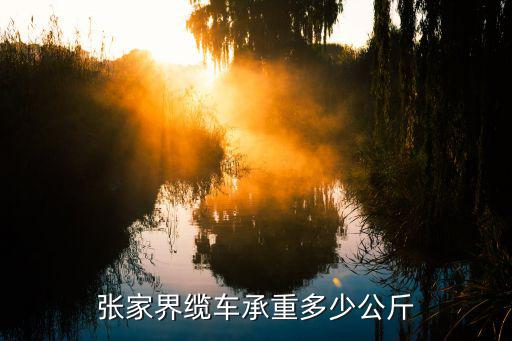 張家界纜車承重多少公斤