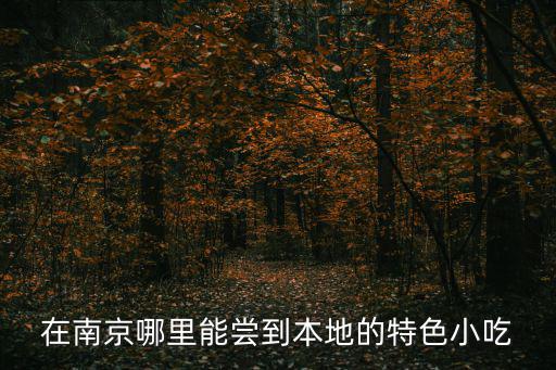 南京美食攻略，南京特色小吃攻略是什么
