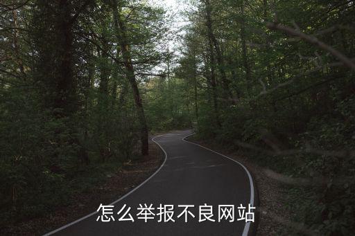 怎么舉報不良網站