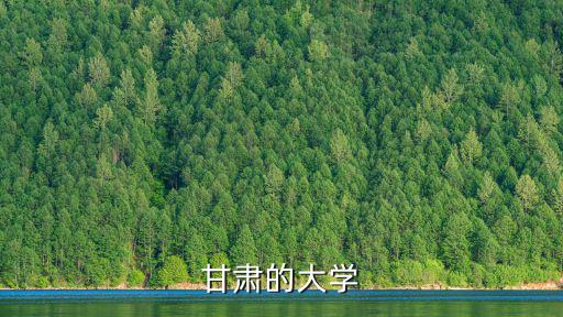 甘肅的大學(xué)