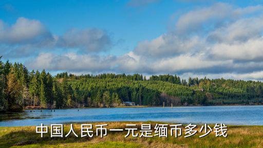 中國人民幣一元是緬幣多少錢