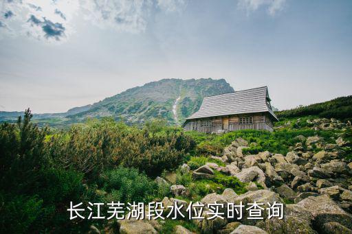長江蕪湖段水位實(shí)時(shí)查詢