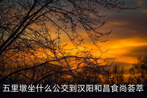 五里墩，五里墩漢南區(qū)末班車幾點
