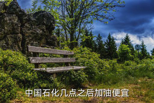 中國石化幾點(diǎn)之后加油便宜