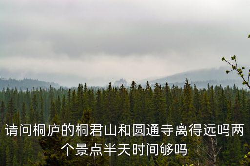 請(qǐng)問(wèn)桐廬的桐君山和圓通寺離得遠(yuǎn)嗎兩個(gè)景點(diǎn)半天時(shí)間夠嗎