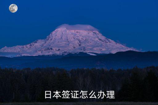 日本簽證辦理流程，去日本簽證怎么辦理