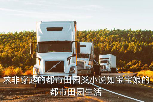 求非穿越的都市田園類小說如寶寶娘的都市田園生活