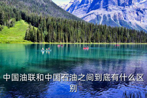 中國油聯(lián)和中國石油之間到底有什么區(qū)別