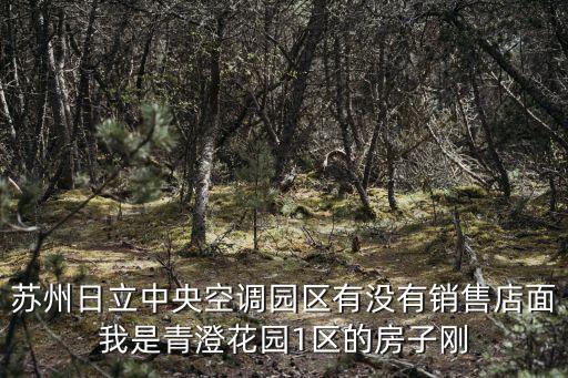 蘇州日立空調(diào)，蘇州日立中央空調(diào)園區(qū)有沒有銷售店面我是青澄花園1區(qū)的房子剛