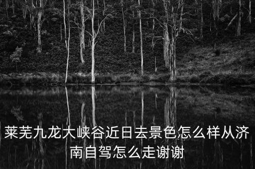 萊蕪九龍大峽谷近日去景色怎么樣從濟南自駕怎么走謝謝