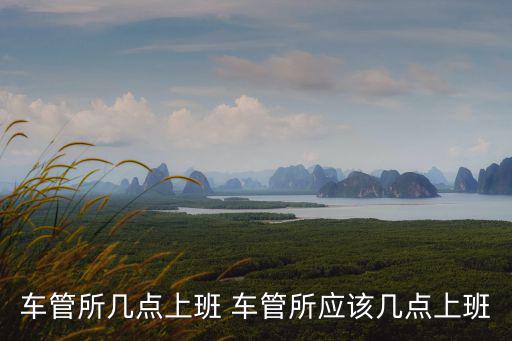 車管所上班時間，瀘州車管所上班時間