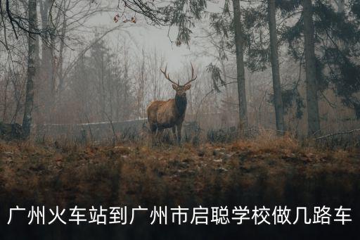 廣州市啟聰學校，大家好請問禪城區啟聰學校在哪里啊我現在在鴻運氣車站附近的