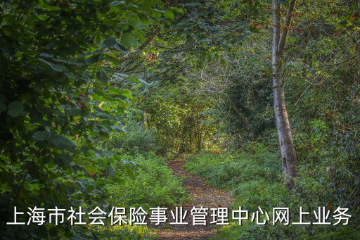 上海市社會保險事業管理中心網上業務
