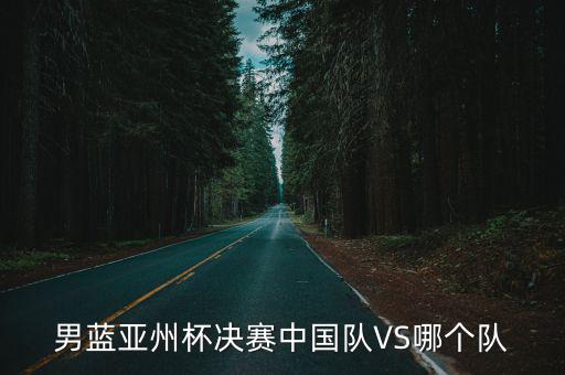 男藍亞州杯決賽中國隊VS哪個隊