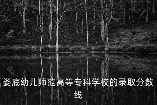 婁底幼兒師范學校，婁底幼兒師范高等專科學校的錄取分數線
