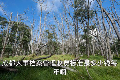成都人事檔案管理收費標(biāo)準(zhǔn)是多少錢每年啊