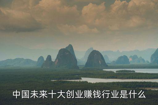 未來最吃香的十大行業，中國未來十大創業賺錢行業是什么
