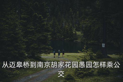 從邁皋橋到南京胡家花園愚園怎樣乘公交