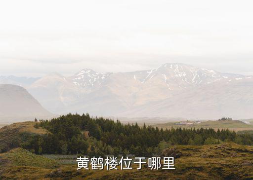 黃鶴樓位于哪里
