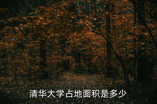 清華大學占地面積是多少