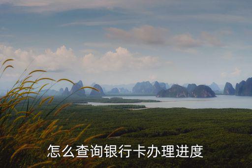 怎么查詢銀行卡辦理進度