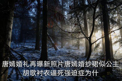 唐嫣婚禮再曝新照片唐嫣婚紗裙似公主胡歌襯衣逼死強迫癥為什