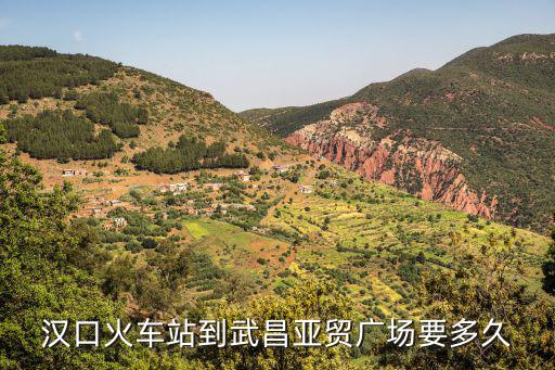 漢口火車站到武昌亞貿廣場要多久