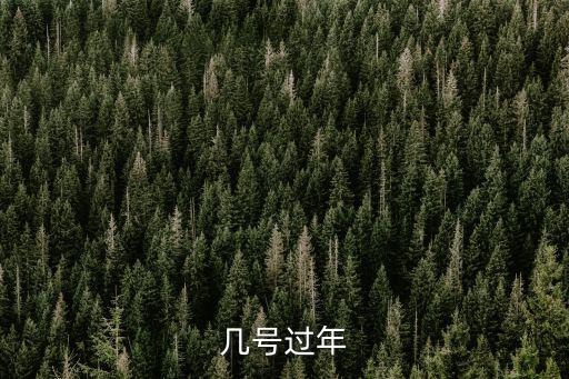 幾號(hào)過年